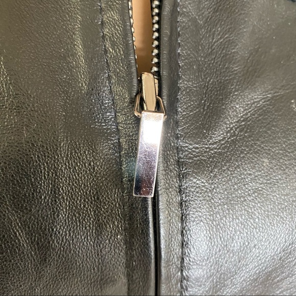 Worthington Leather Jacket petite small with wrap strap - Picture 7 of 7